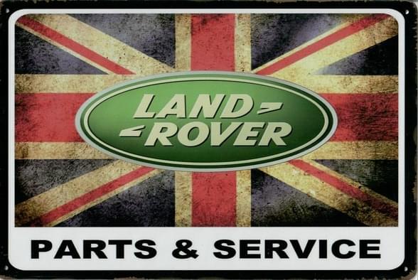 Land Rover Union Jack - Old-Signs.co.uk